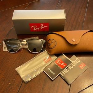 Ray-Ban Sunglasses NEW Clubmaster Metal